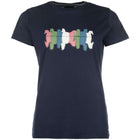 HKM Camiseta Mirror Azul oscuro