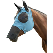 HKM Máscara para Moscas Elastic Con Protección para la Nariz Azul Humo