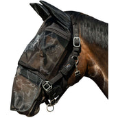 HKM Máscara para Moscas Premium Con Protección para la Nariz Negro