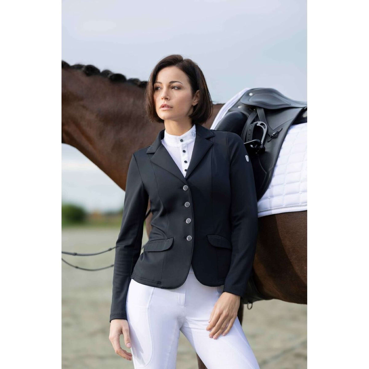 HKM Chaqueta de Competición Amalfi Negro