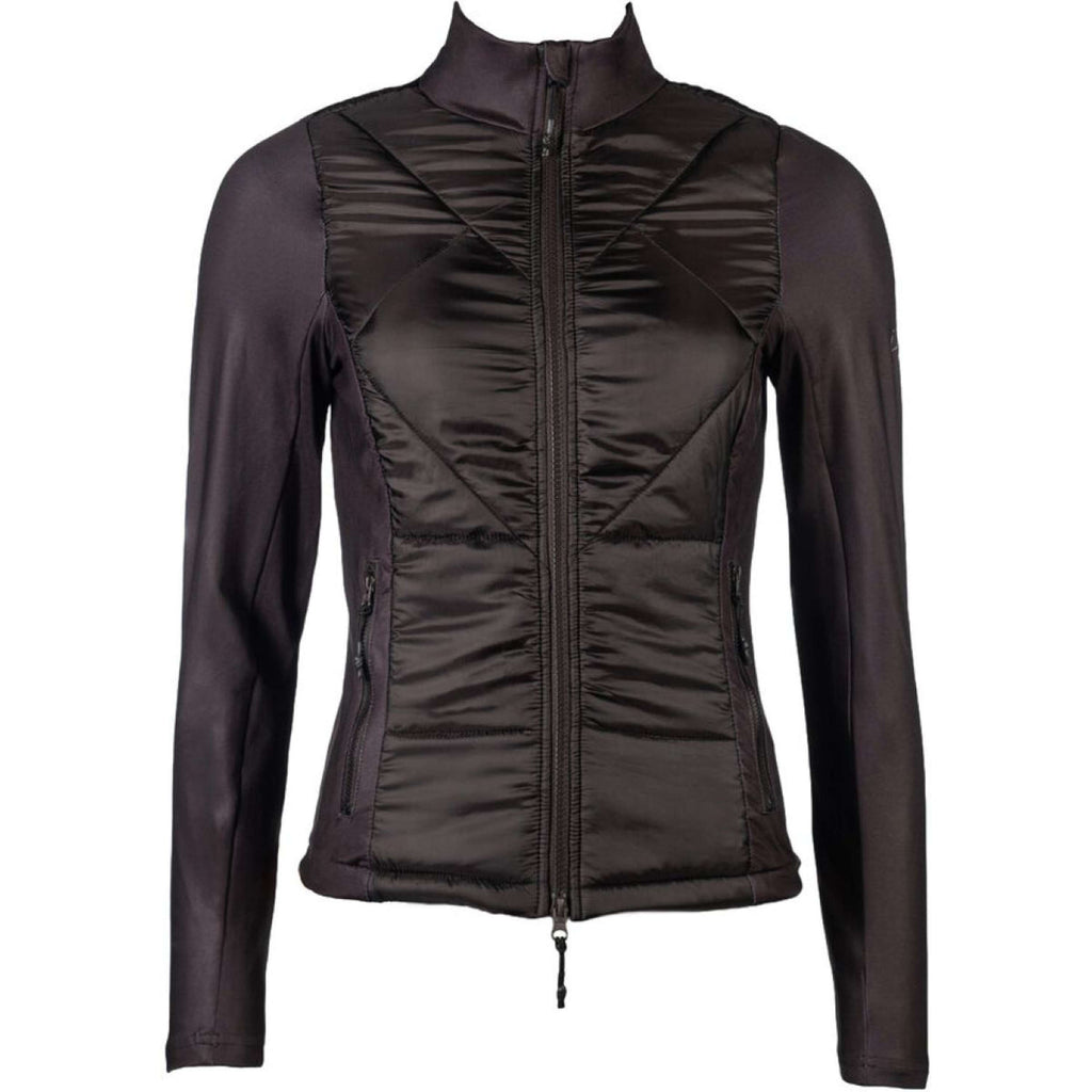 HKM Sudadera con capucha y cremallera Prag II Marron oscuro