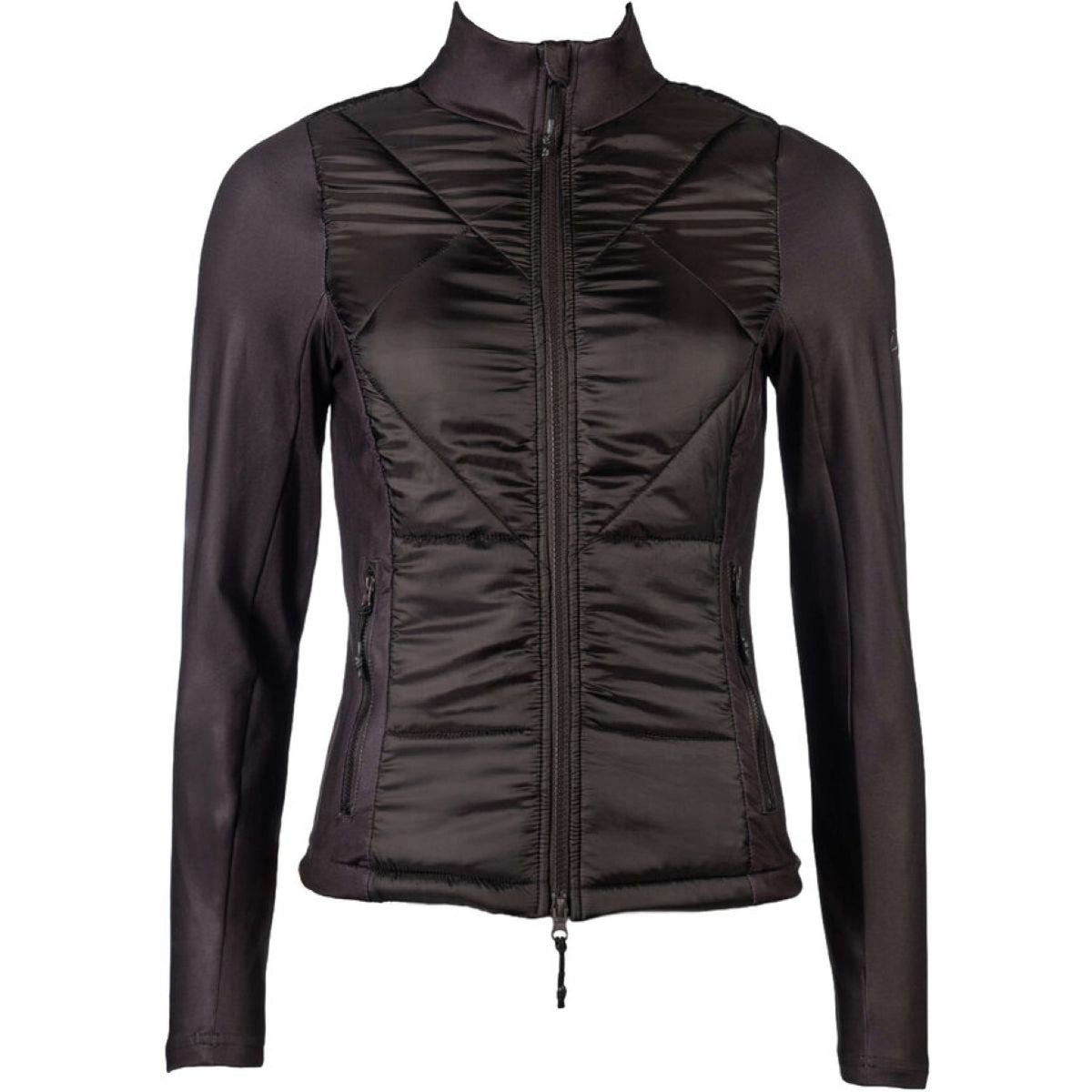 HKM Sudadera con capucha y cremallera Prag II Marron oscuro