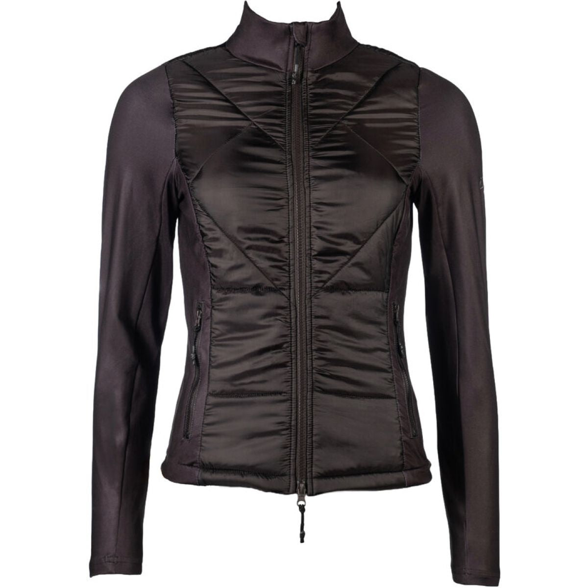 HKM Sudadera con capucha y cremallera Prag II Marron oscuro