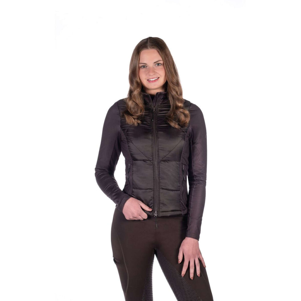 HKM Sudadera con capucha y cremallera Prag II Marron oscuro