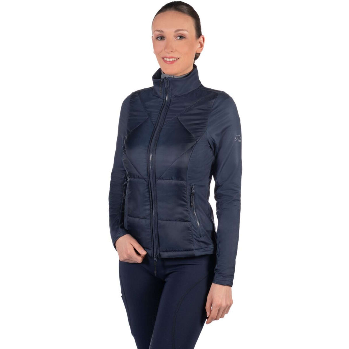 HKM Sudadera con capucha y cremallera Prag II Azul oscuro