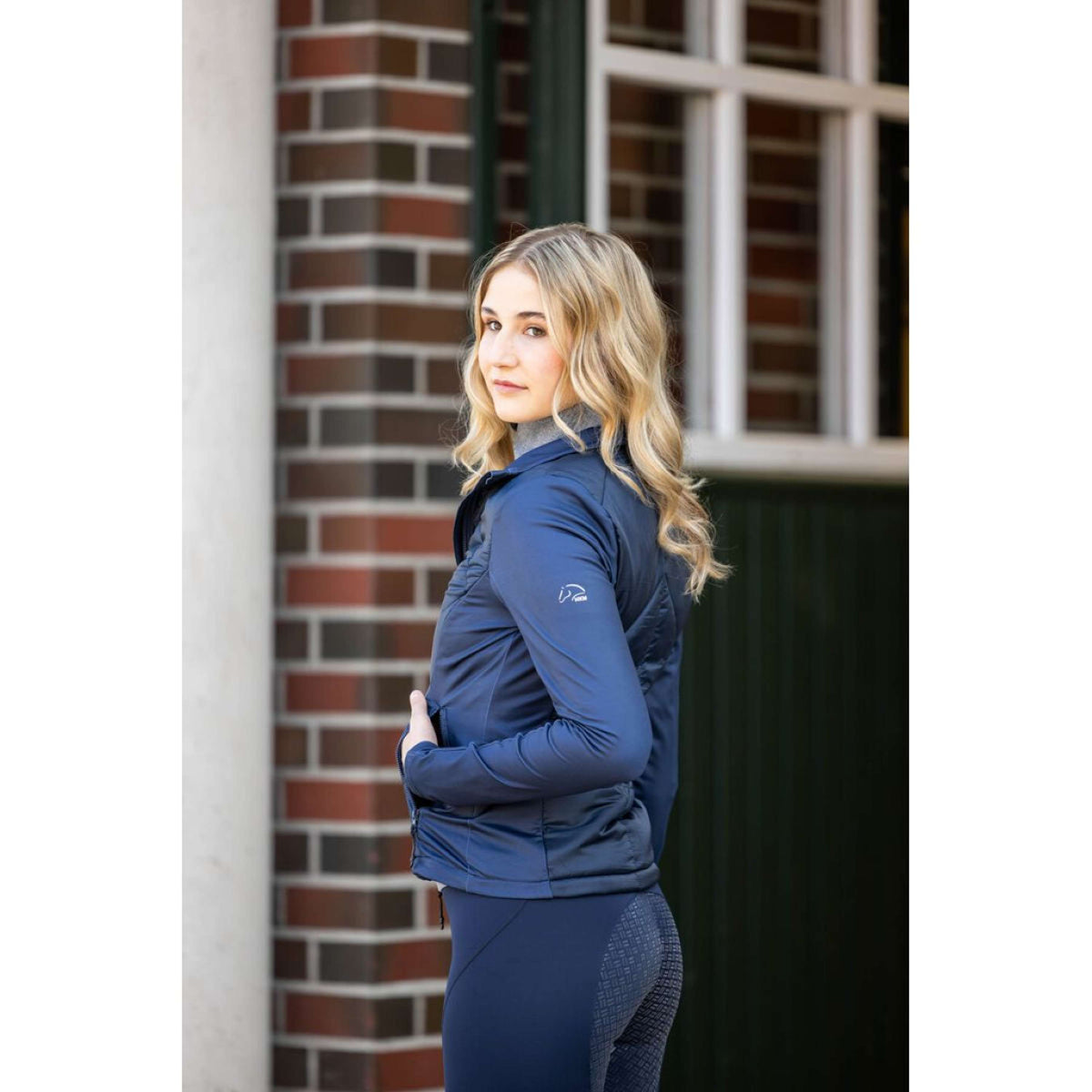 HKM Sudadera con capucha y cremallera Prag II Azul oscuro