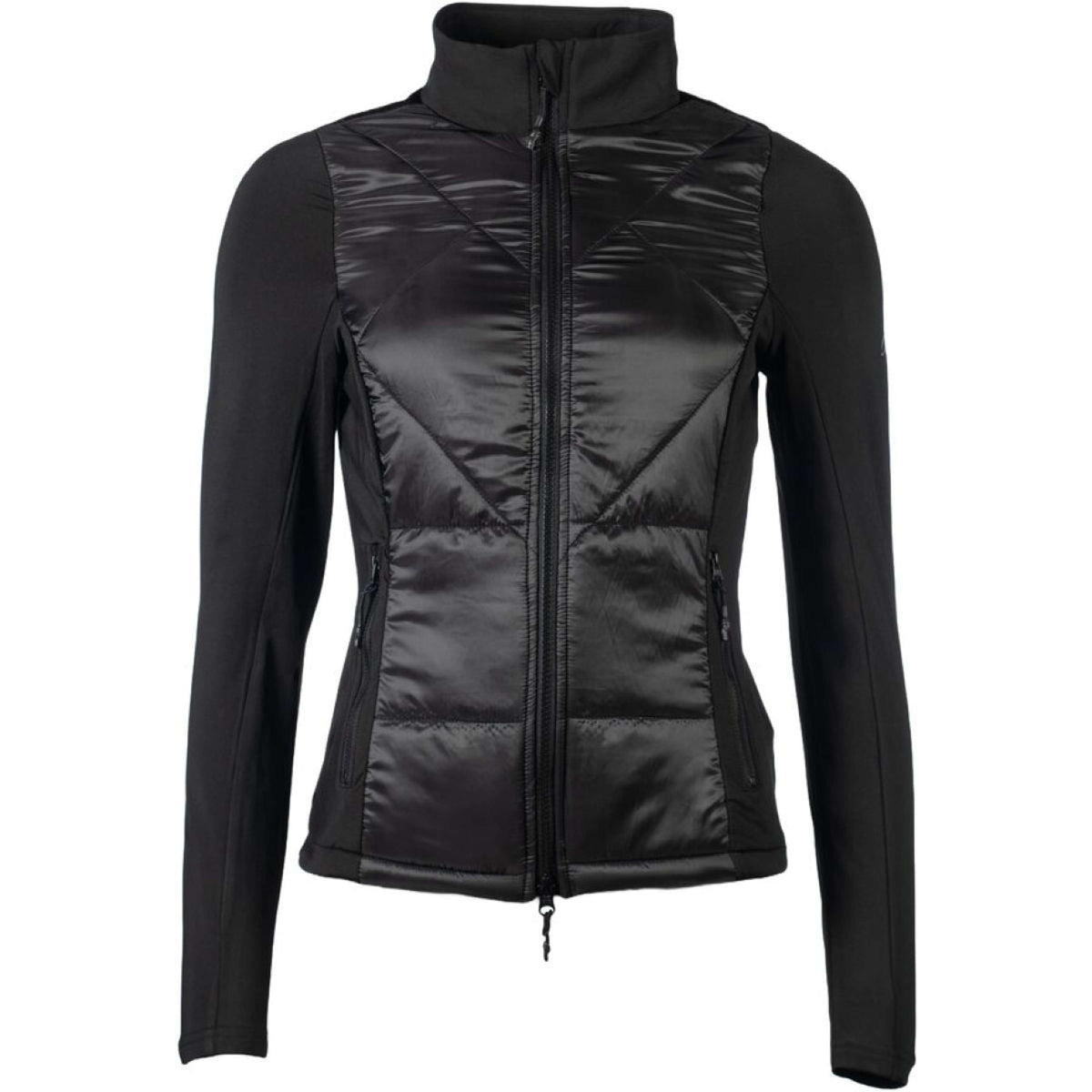 HKM Sudadera con capucha y cremallera Prag II Negro