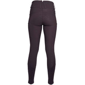HKM Pantalón de Equitación Arezzo Full Grip Marron oscuro