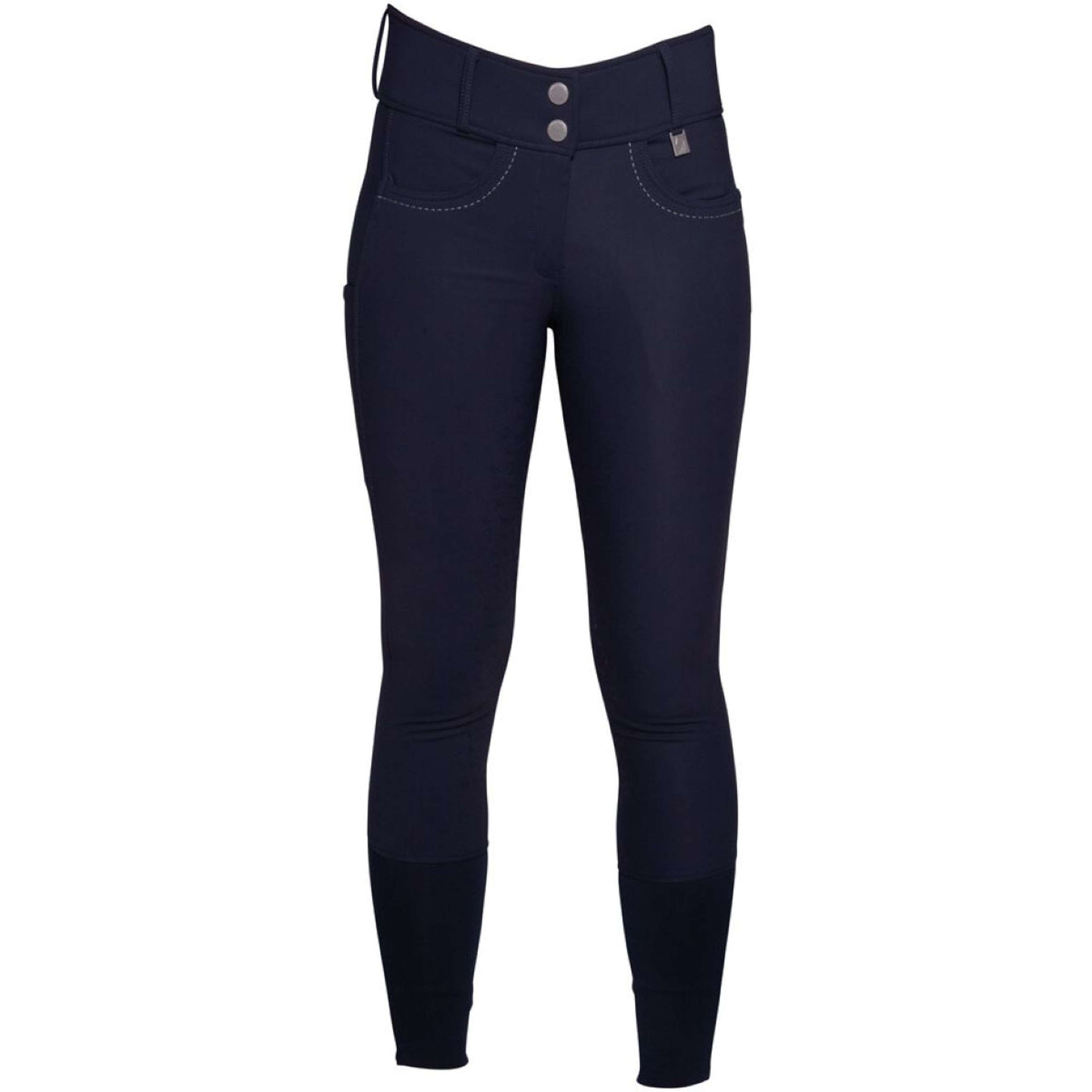 HKM Pantalón de Equitación Arezzo Full Grip Azul oscuro