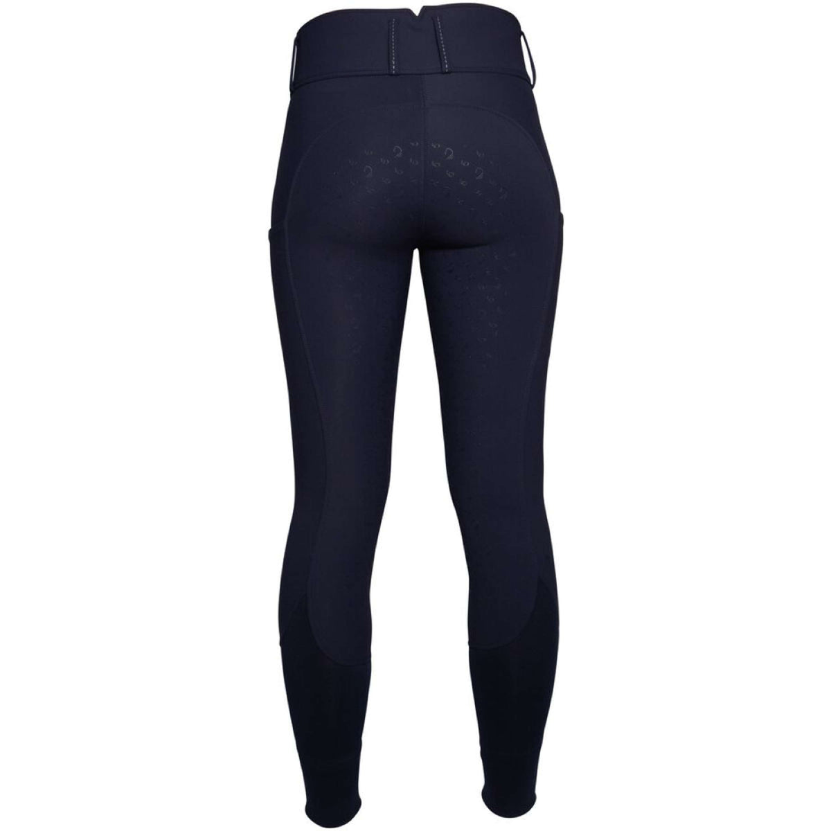 HKM Pantalón de Equitación Arezzo Full Grip Azul oscuro