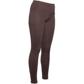 HKM Legging de Equitación Arezzo Full Grip Marron oscuro