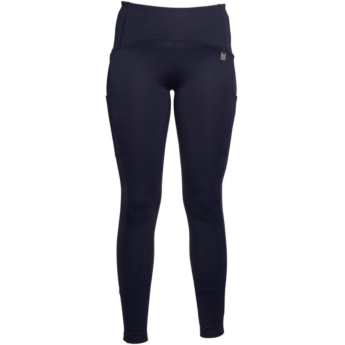 HKM Legging de Equitación Arezzo Full Grip Azul oscuro