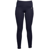 HKM Legging de Equitación Arezzo Full Grip Azul oscuro