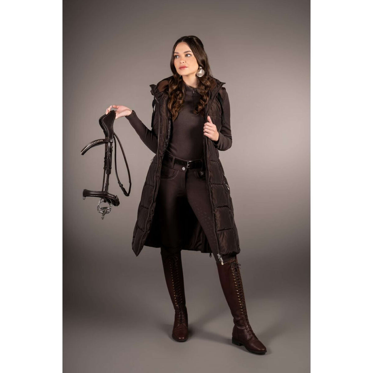 HKM Chaleco Arezzo Marron oscuro