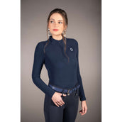HKM Shirt Arezzo Soft Mangas Largas Azul oscuro