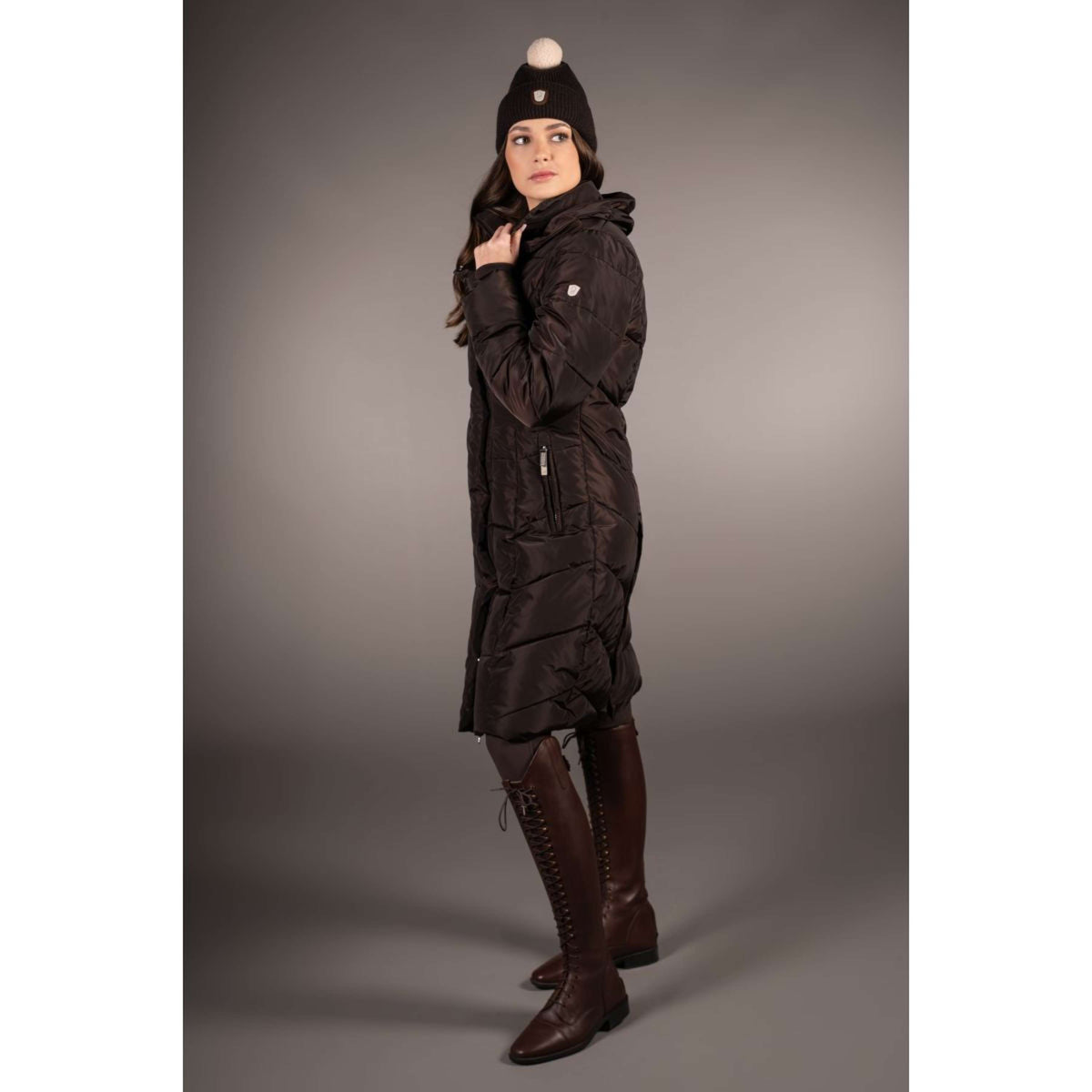 HKM Gorro Arezzo Marron oscuro