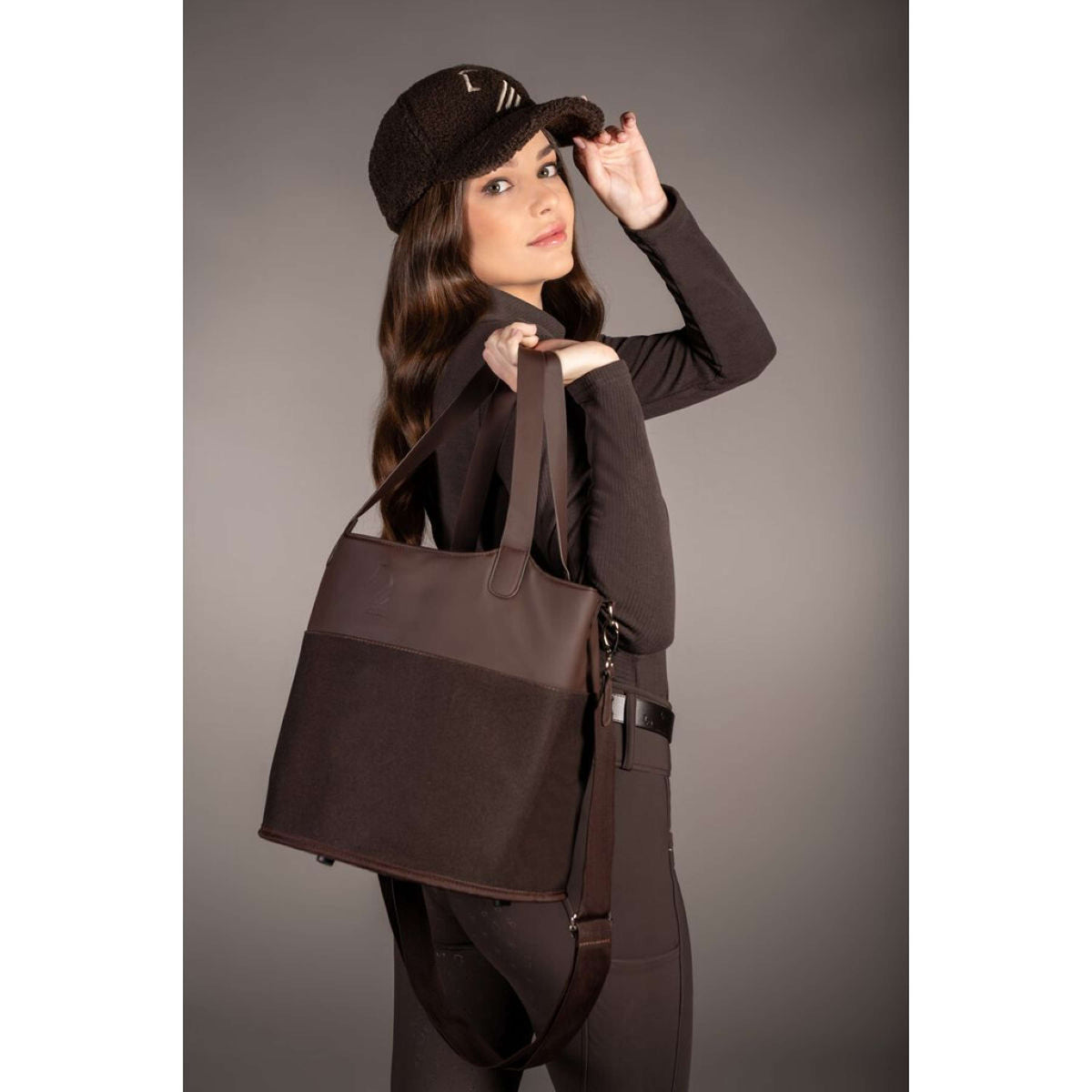 HKM Gorra Arezzo Marron oscuro