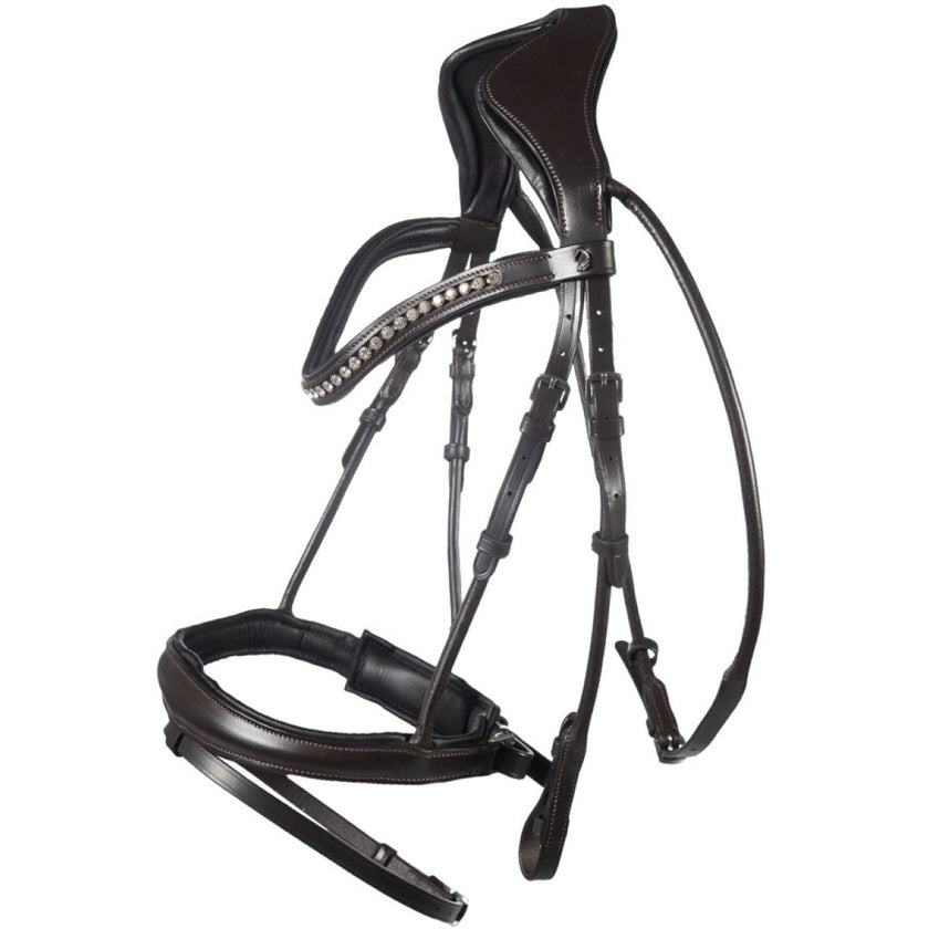 HKM Brida Arezzo Marron oscuro