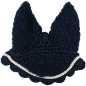 HKM Hobby Horsing Bonete para Orejas Teddy Azul oscuro