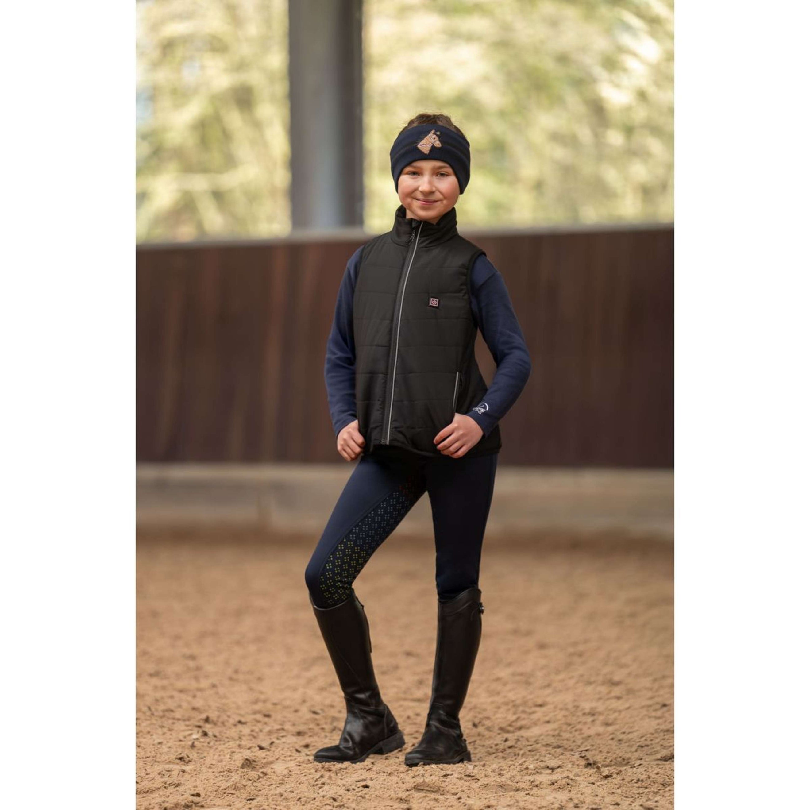HKM Chaleco Cuddle Calentado Negro HKM Chaleco Cuddle Calentado Negro