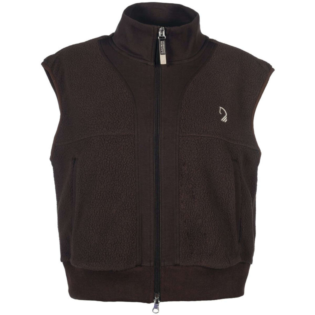 HKM Chaleco Arezzo Teddy Marron oscuro