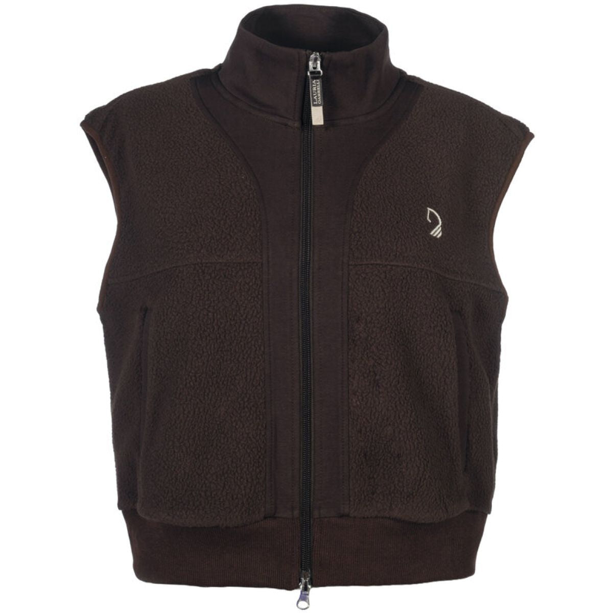HKM Chaleco Arezzo Teddy Marron oscuro