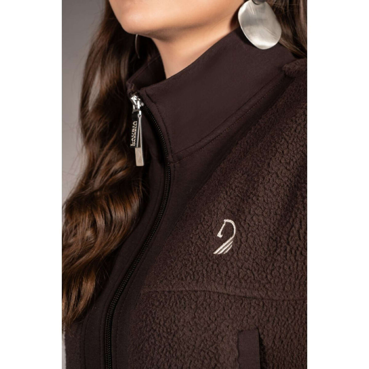 HKM Chaleco Arezzo Teddy Marron oscuro