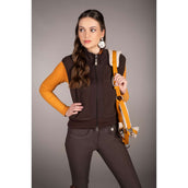 HKM Chaleco Arezzo Teddy Marron oscuro
