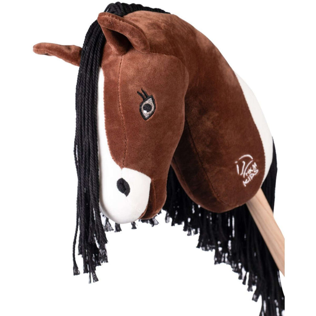 HKM Hobby Horse Professional Slim Line Blanco/Marrón
