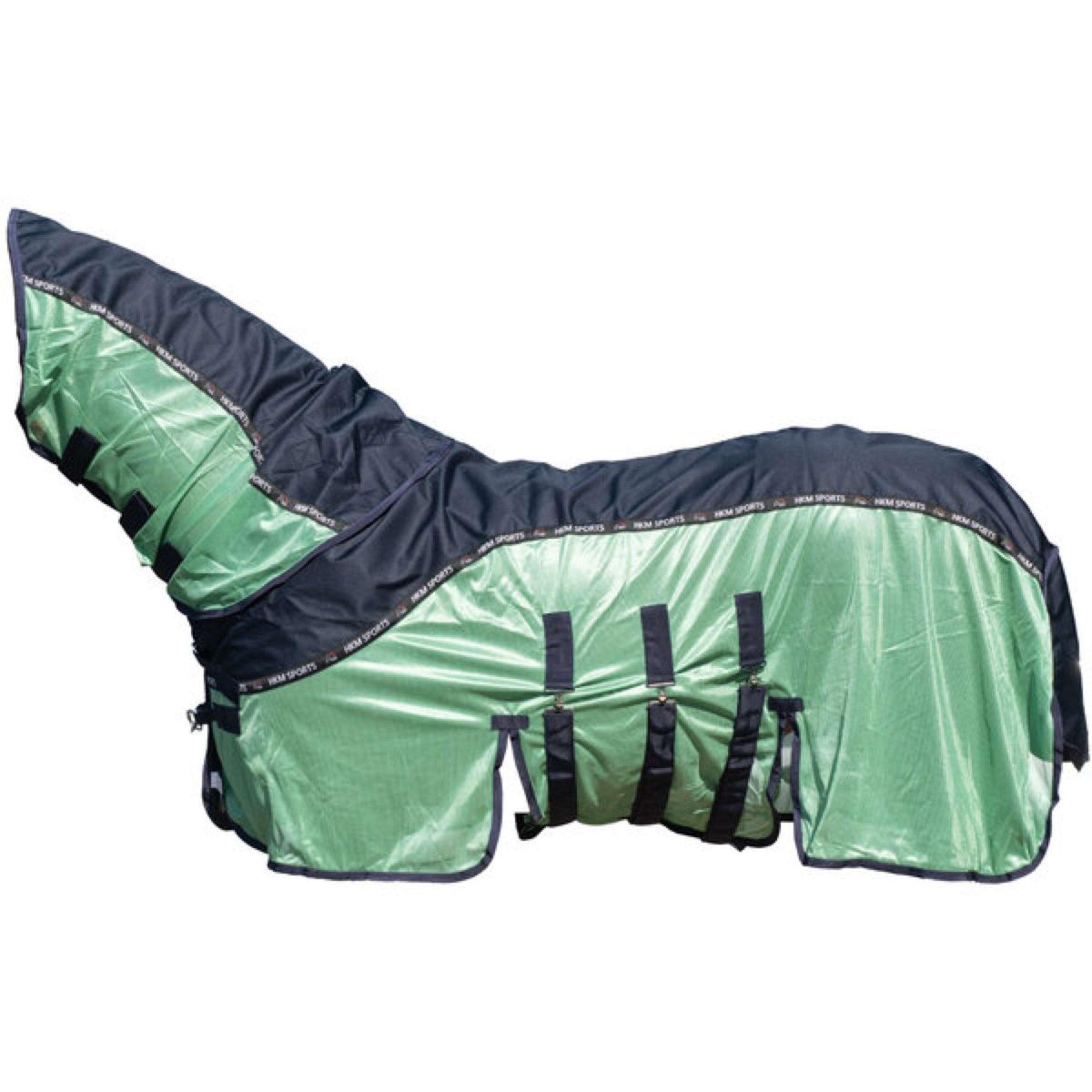 HKM Manta Antimoscas Comfort Rain Azul oscuro/verde