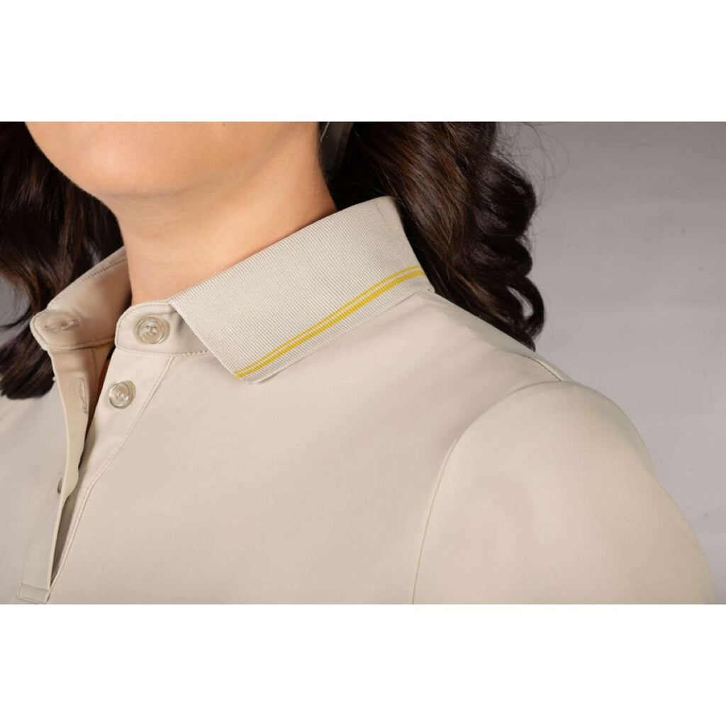 Lauria Garrelli Poloshirt Limone Gris/Beige