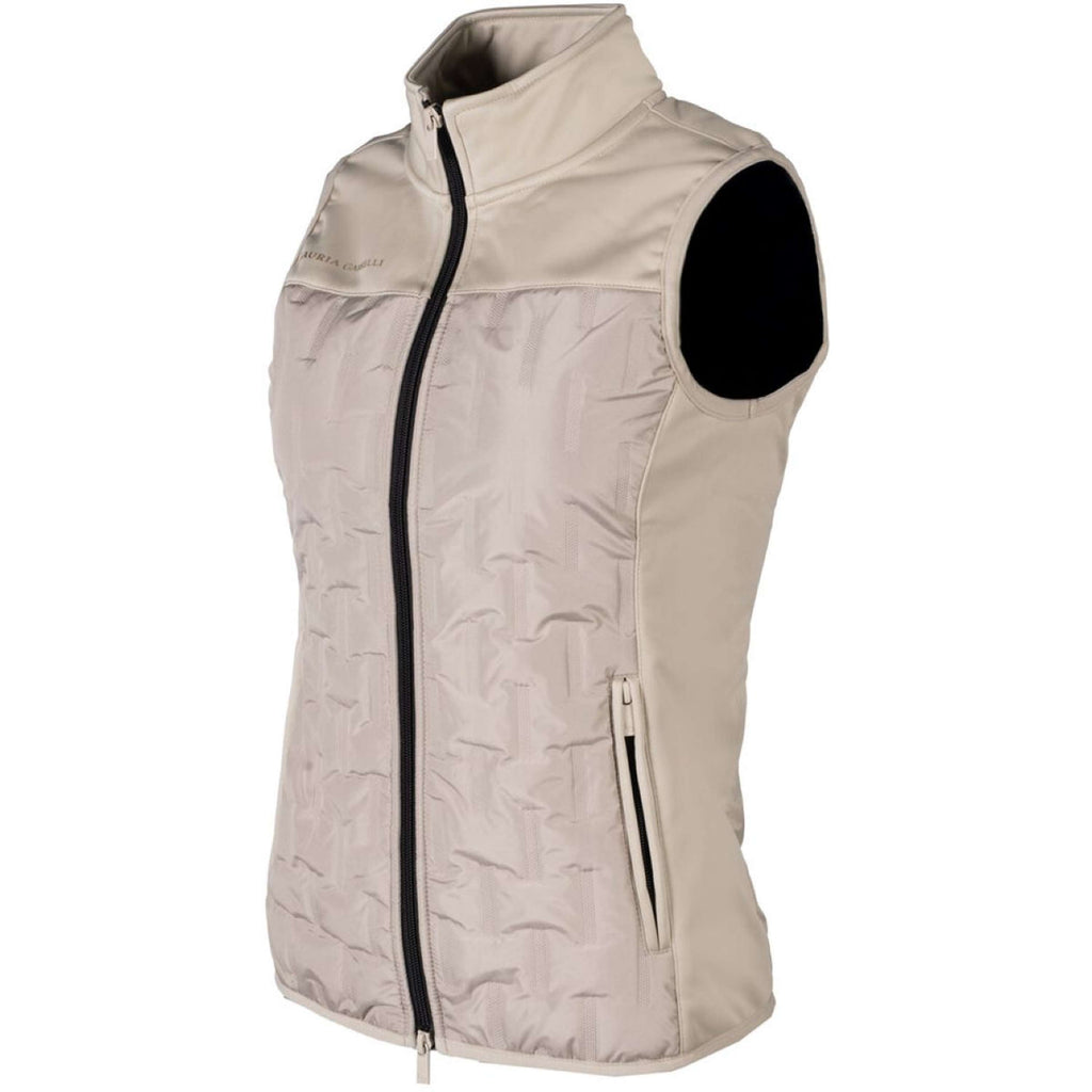 Lauria Garrelli Chaleco Limone Gris/Beige