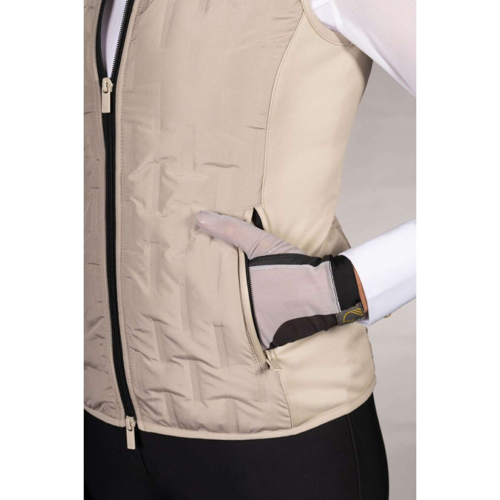 Lauria Garrelli Chaleco Limone Gris/Beige