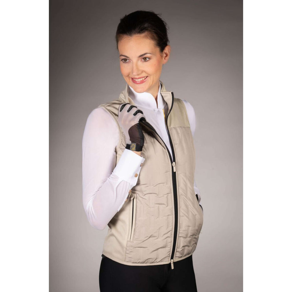 Lauria Garrelli Chaleco Limone Gris/Beige