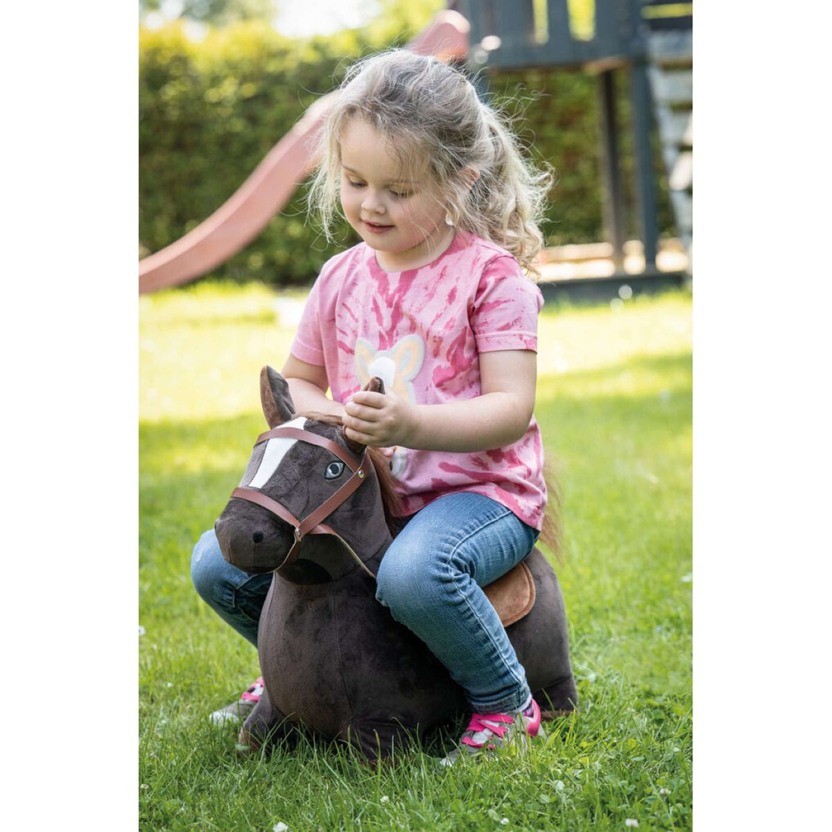 HKM Pelota saltarina Marron oscuro