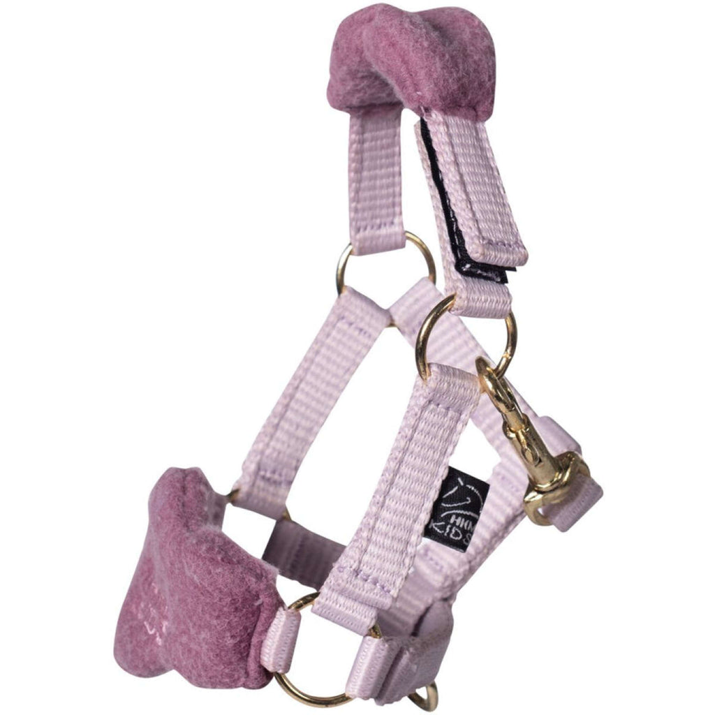 HKM Juego de Cabestro Cuddle Horse Rosa claro