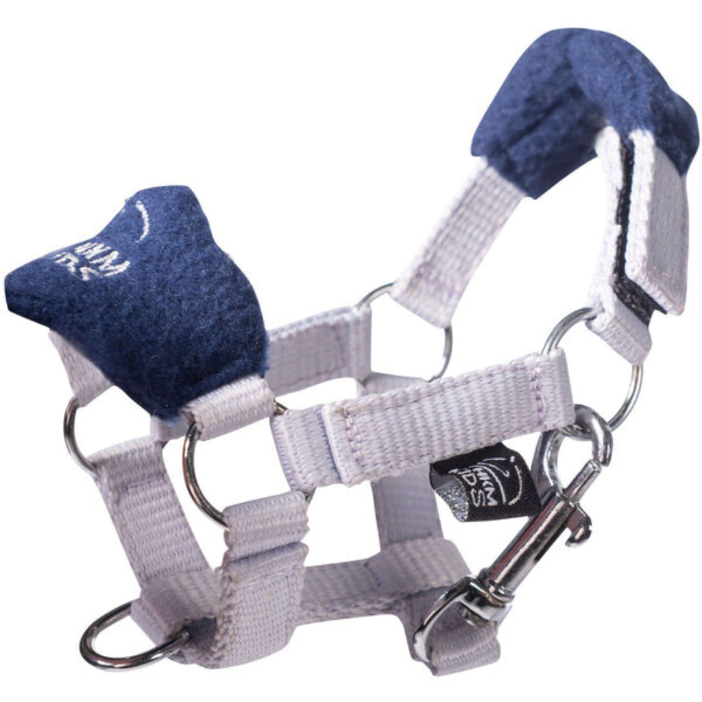HKM Juego de Cabestro Cuddle Horse Gris/Azul
