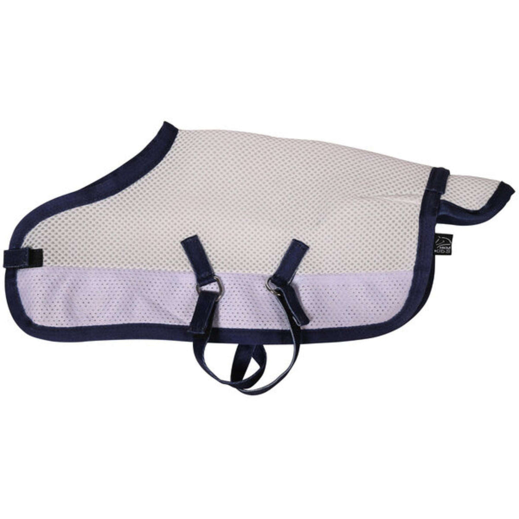 HKM Máscara para Moscas Cuddle Horse Gris/Azul