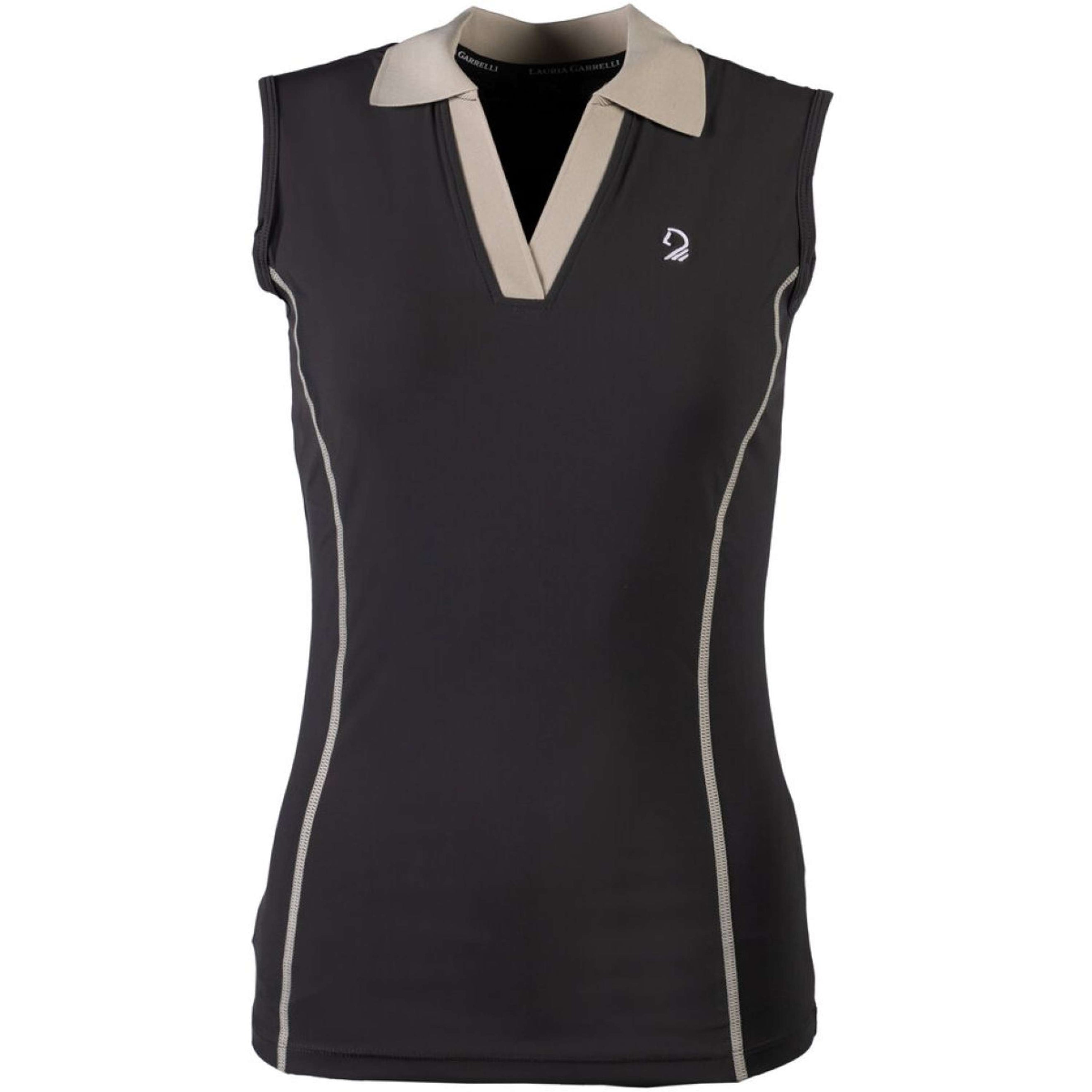 Lauria Garrelli Polo Limone Sin Mangas Negro