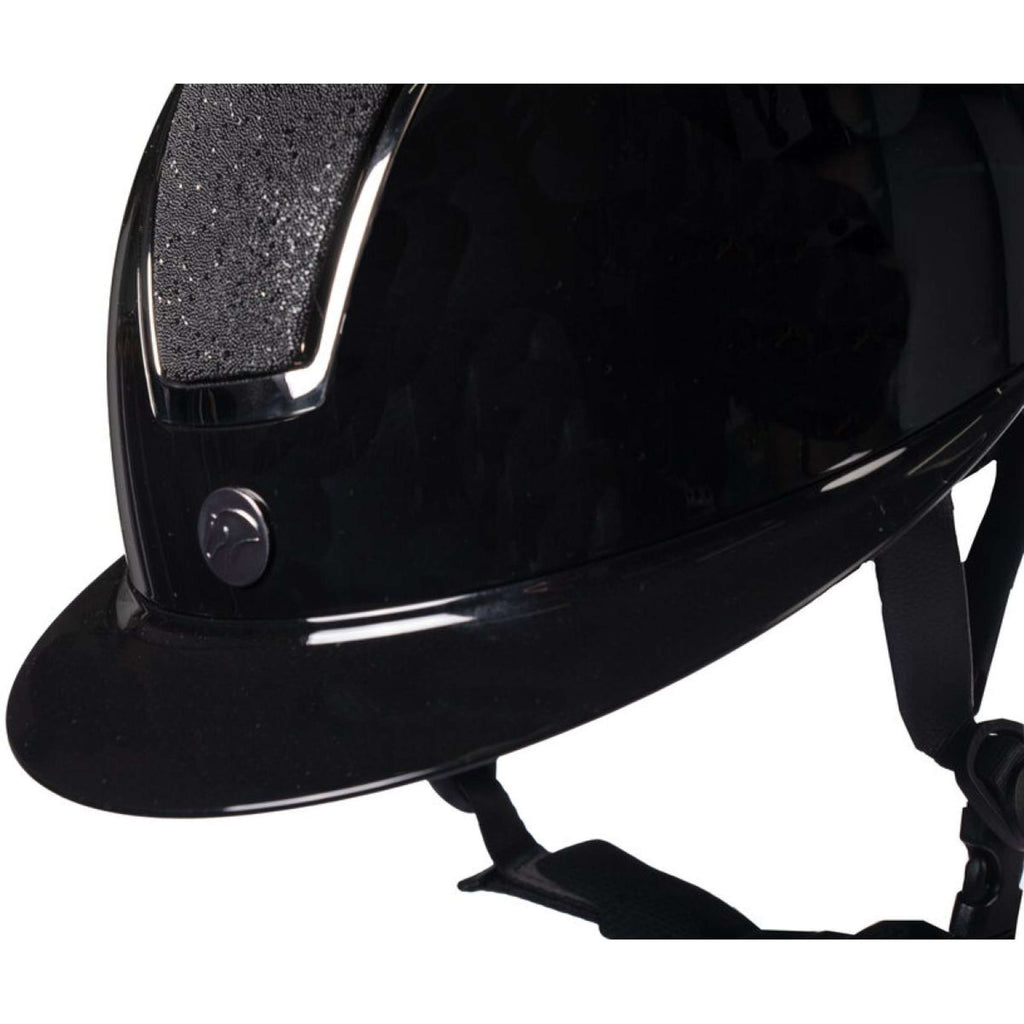HKM Gorra Lady Shield Brillant Negro/Plata