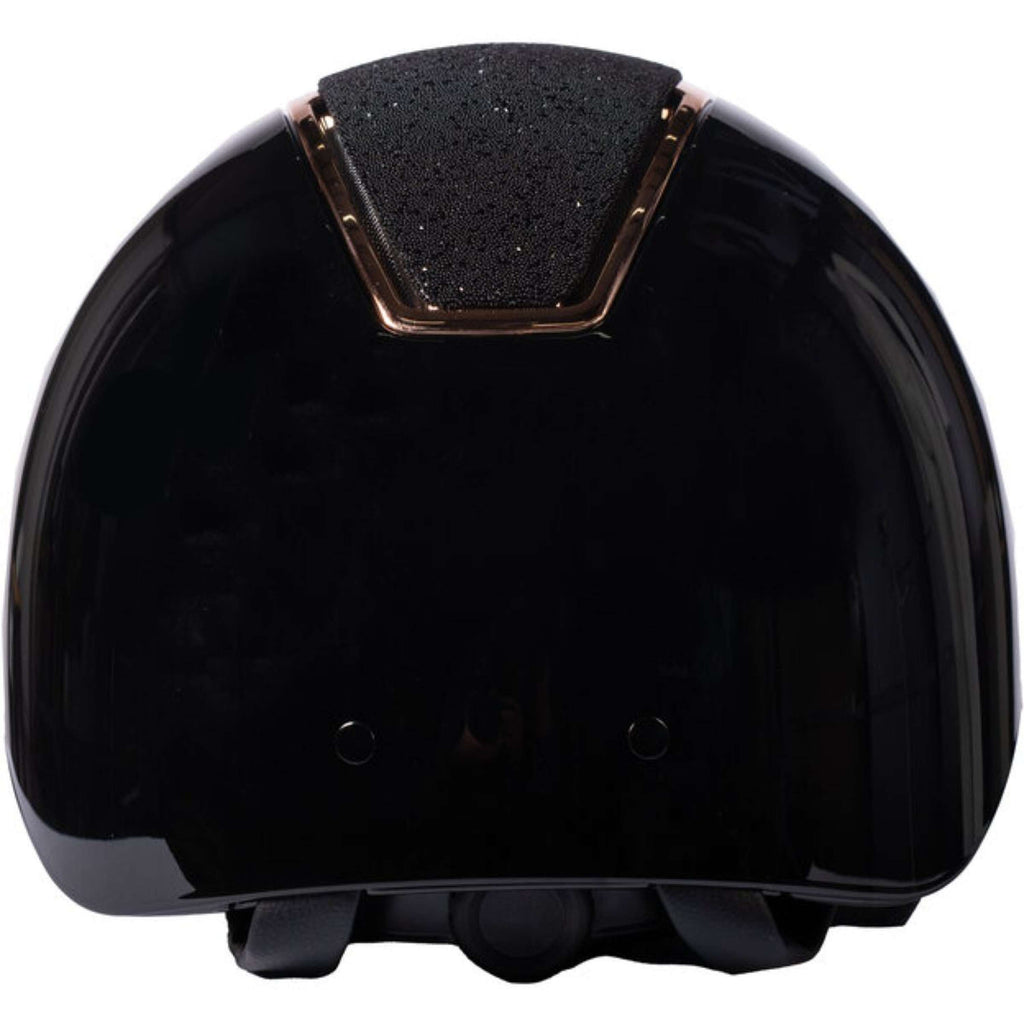 HKM Gorra Lady Shield Brillant Negro/Oro Rosa
