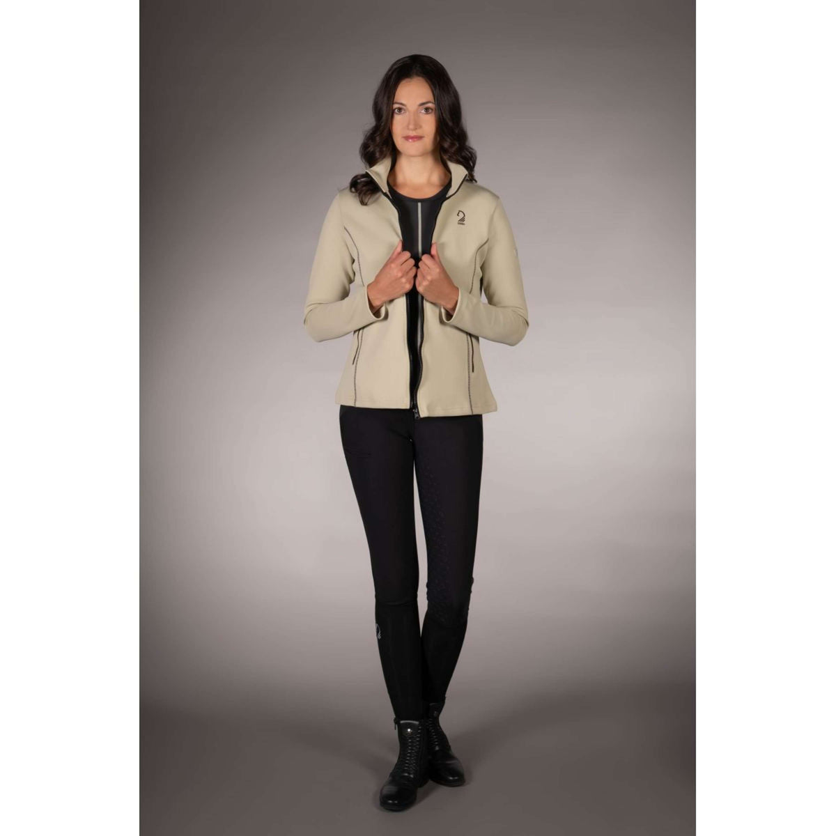 Lauria Garrelli Chaleco Polar Limone Gris/Beige