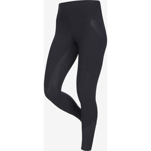 LeMieux Legging de Equitación Airflow Full Grip Negro