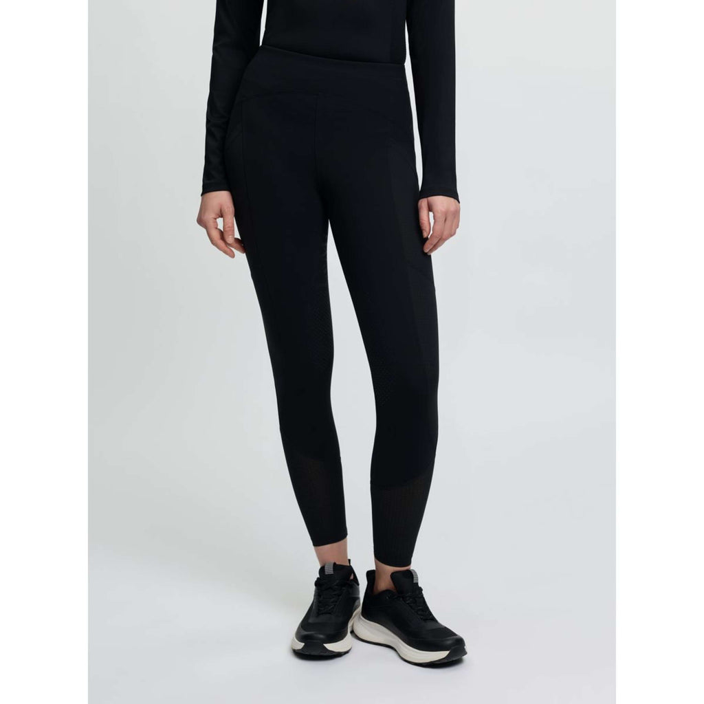 LeMieux Legging de Equitación Airflow Full Grip Negro