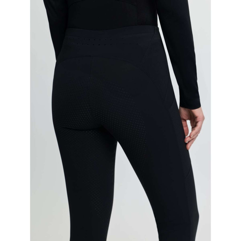 LeMieux Legging de Equitación Airflow Full Grip Negro