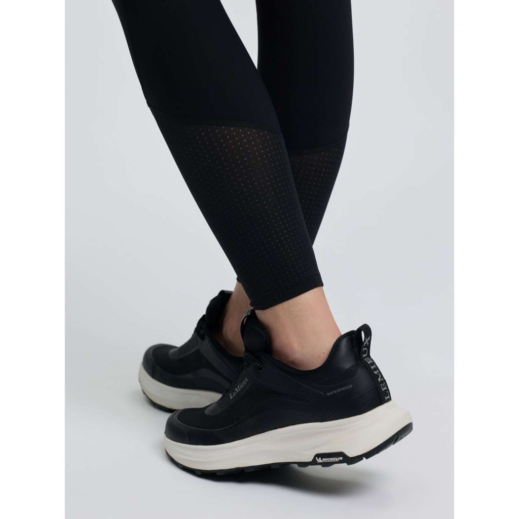 LeMieux Legging de Equitación Airflow Full Grip Negro