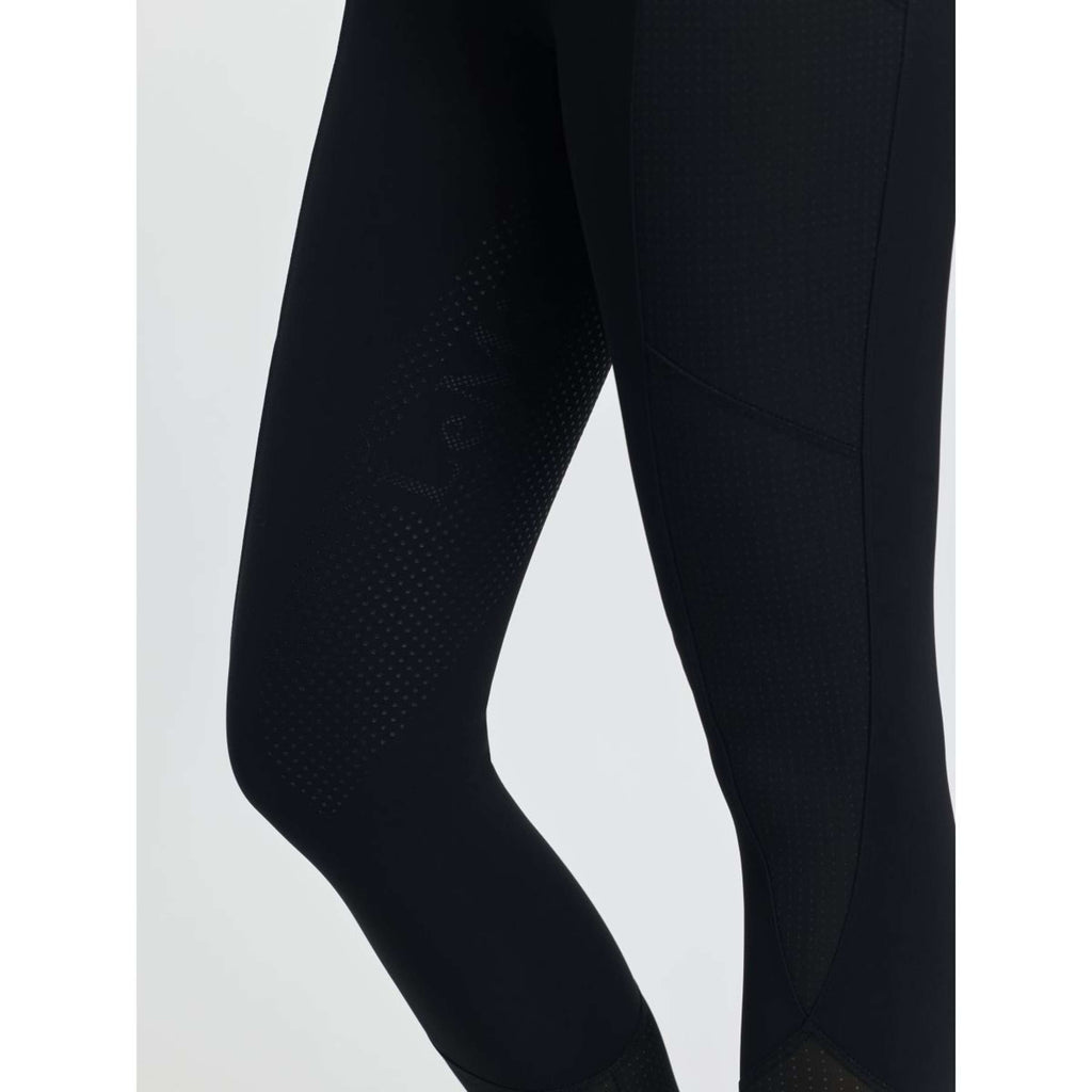 LeMieux Legging de Equitación Airflow Full Grip Negro