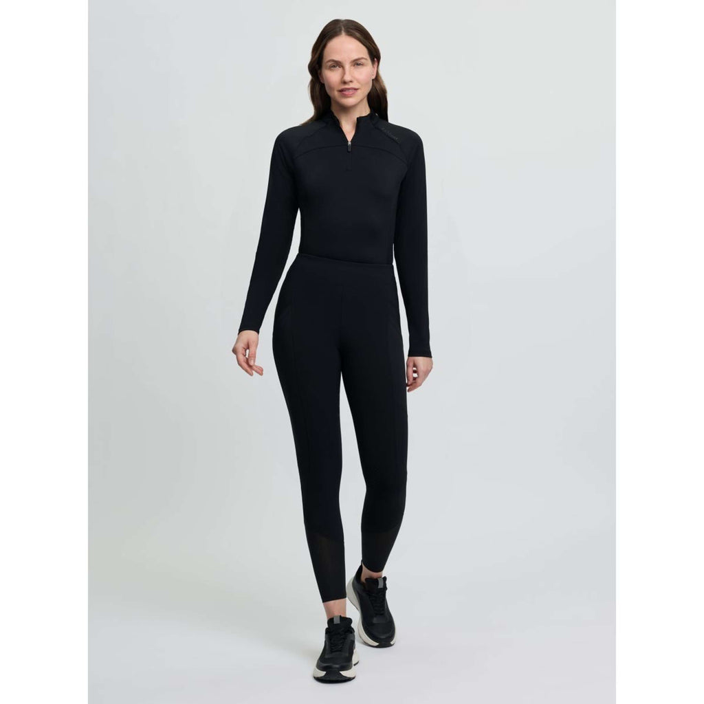 LeMieux Legging de Equitación Airflow Full Grip Negro