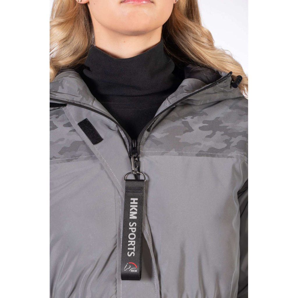 HKM Gabardina Larga Washington Gris/Plata