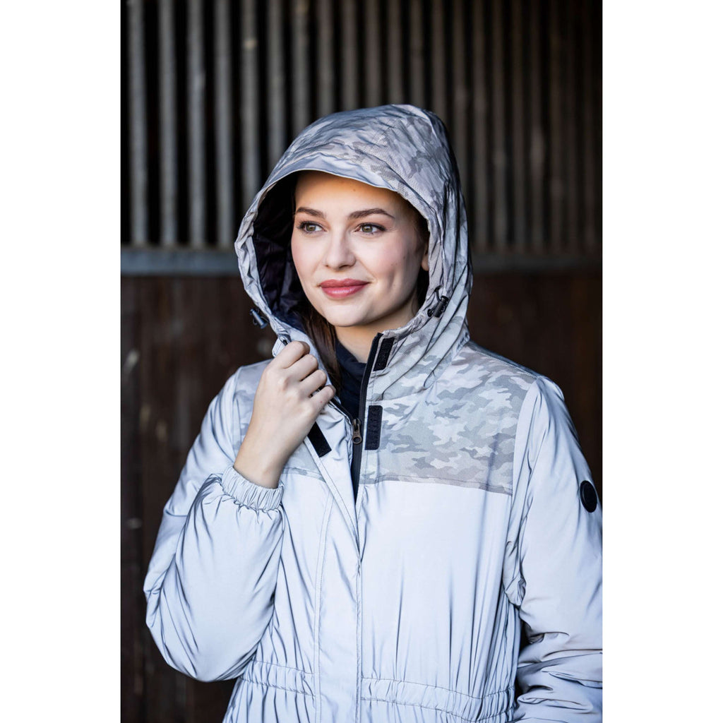 HKM Gabardina Larga Washington Gris/Plata
